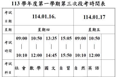 花蓮縣立新城國中113學年度第1學期第3次段考時間表.PNG